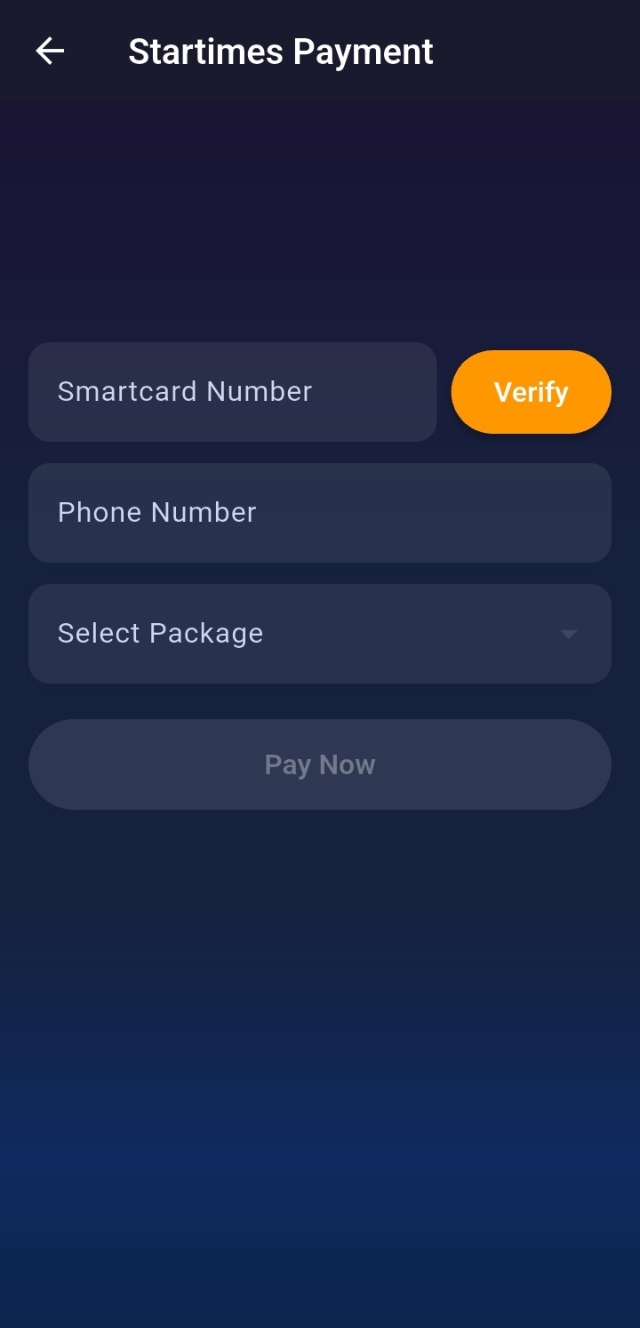 Startimes Payment